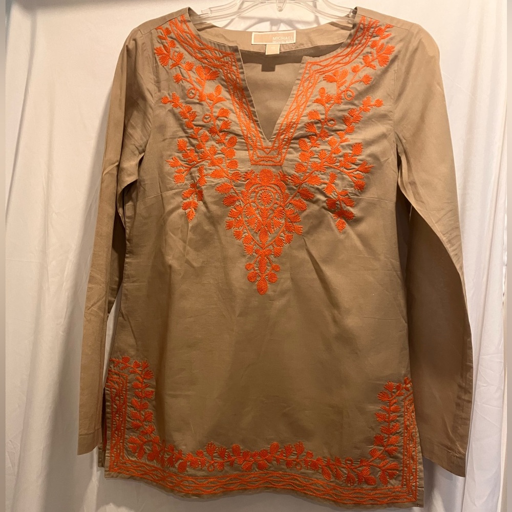 Michael Kors Embroidered Blouse